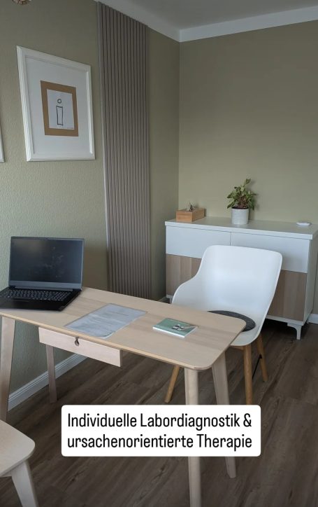 Bild vom Praxisraum von der Therapeutenseite